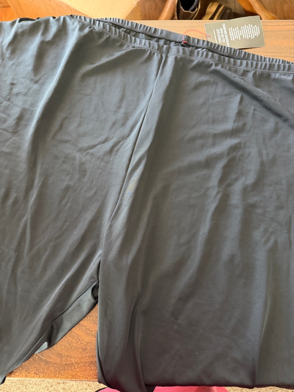 Swimsuits For All Black Bike Swim Shorts Plus Size 6X Athletic Bottom nwt - Picture 4 of 5